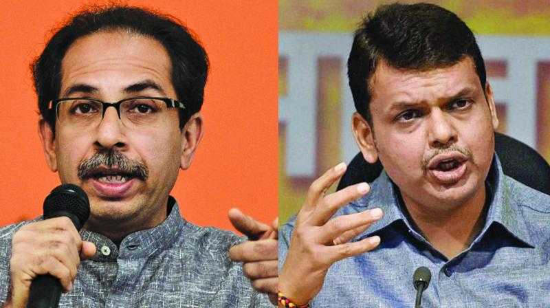 Maharashtra Chief Minister Uddhav Thackeray and Leader of Opposition Devendra Fadnavis 